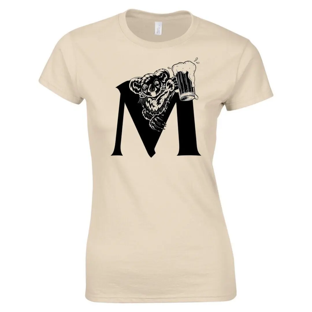 T-Shirt Ladies - Logo M - sand